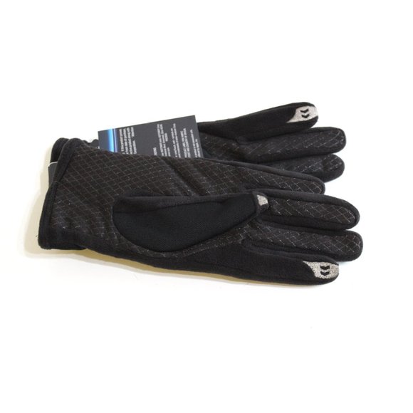 Isotoner Women's Winter Gloves Size M L Black - Picture 2 of 2